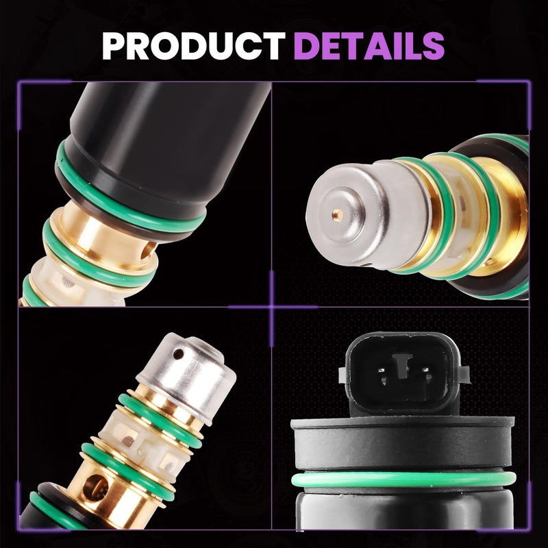 Pnkauto AC Compressor Control Solenoid Valve Compatible with 2012-2014 GMC Terrain 2.4L 3.0L 3.6L, 2012-2014 Chevy Equinox 2.4L 3.0L 3.6L - Image 4